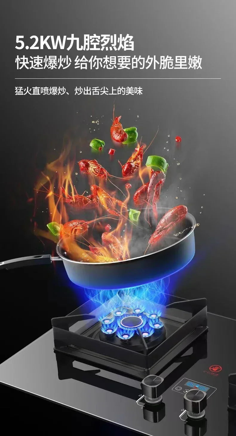 gas stove dual-purpose household natural gas liquefied gas desktop embedded fierce commercial apartment commercial Desktop