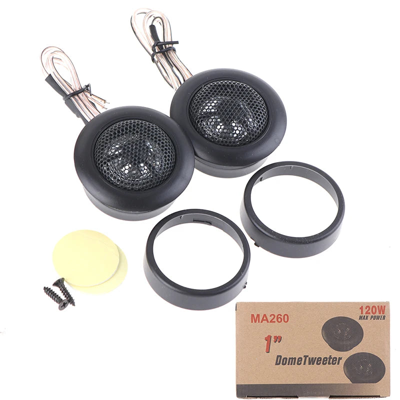 120W Super Power Loud Speaker Tweeter Speakers for Car Stereo Car Audio Dia 48mm