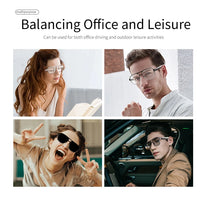 Koipsse Smart glasses double beam frame high value photochromic lens sunglasses suitable for men and women outdoor holiday gifts