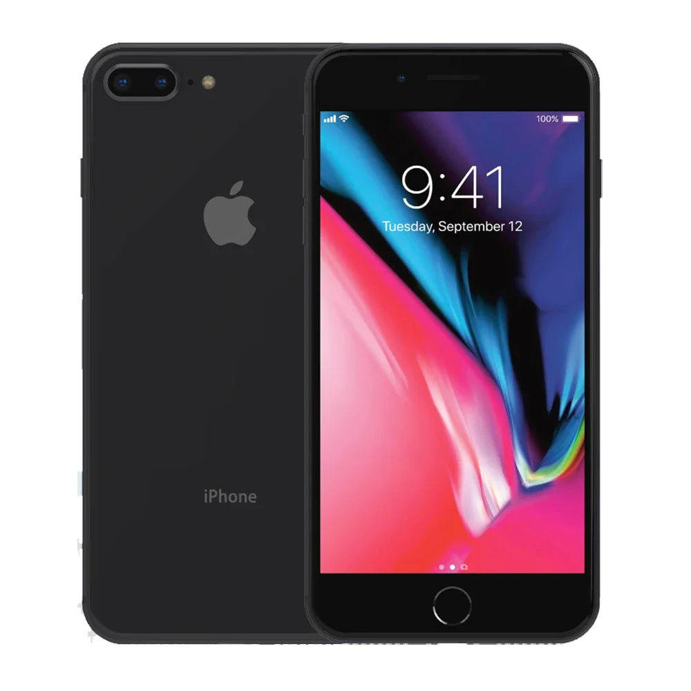 Original iPhone 8 Plus 4G LTE Mobile Phone 5.5" Retina Display 64GB/256GB ROM 12MP A11 Bionic Chip Hexa-Core Smart Phone