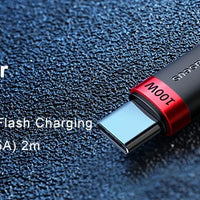 Baseus USB C Cable 100W  for iPhone 16 15 Plus Pro Max Retractable Cable For MacBook iPad Fast Charger Cable Charger Data Wire