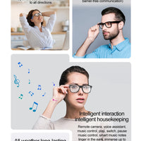 W100 Smart Glasses 163 Online Language AI Automatic Dialogue Translation Bluetooth Glasses with Speaker Sports UV Protection New