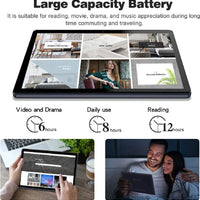 PRITOM 10 Inch Tablet PC with SIM Slot Android 13 64 GB Quad Core Touch Screen WiFi GPS Support 3G Phone Call