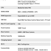 Blackview BV8900 Rugged Phone Thermal By FLIR® Camera Android 13 16GB 256 GB Mobile Phone 10000mAh 33W Fast Charge Cellphone