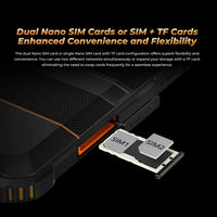 OUKITEL RT3 Pro Rugged Tablet PC 4GB+128GB 8.0'' Android 14 MediaTek G81 Octa Core 48MP Camera 5150mAh 33W Tablet PC