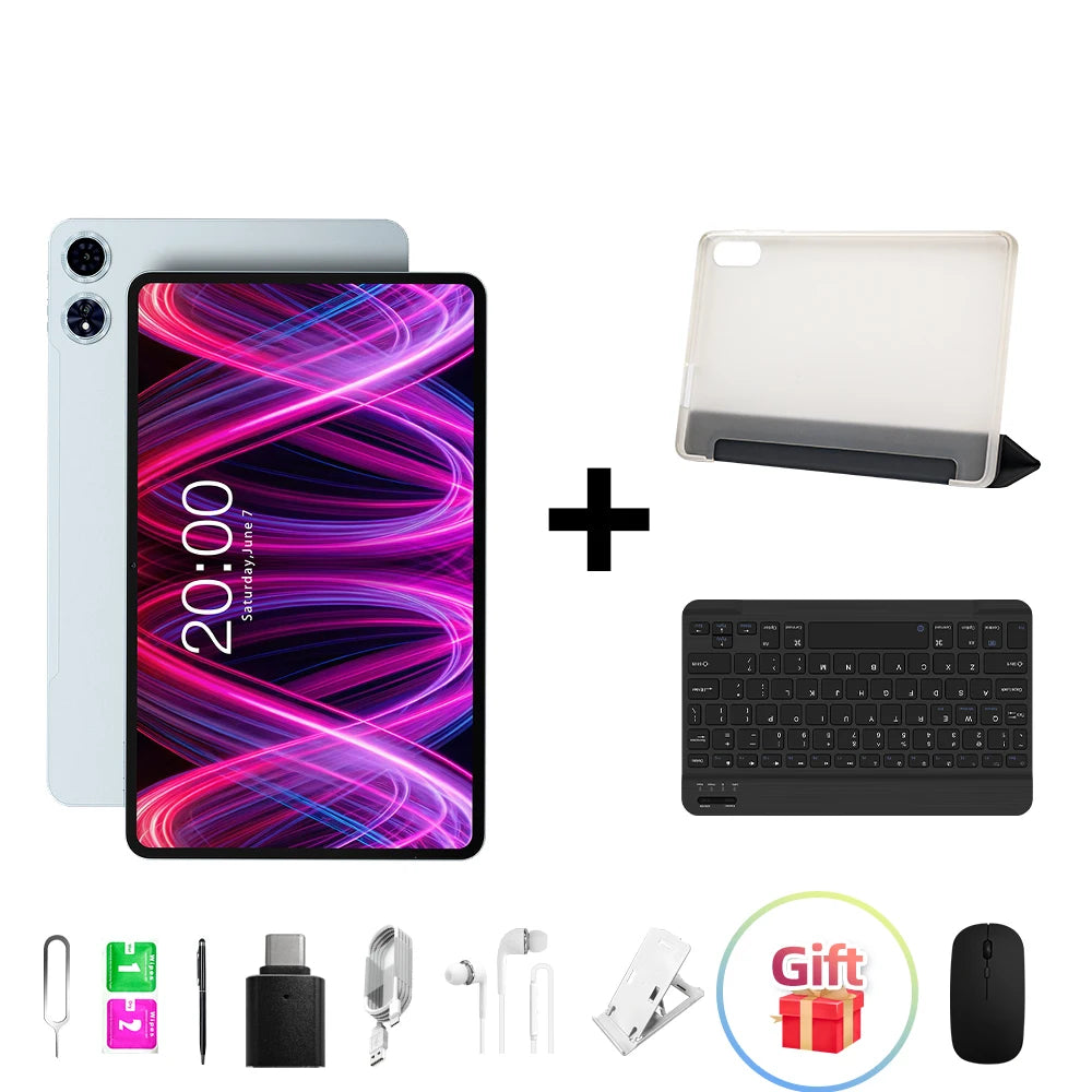 NEW Tablet Teclast T60 Plus 12 inch MTK Helio G88 8-core CPU 6GB RAM 16GB ROM Android 14 Dual-band WiFi BT5.0 8000mAh 13MP+8MP