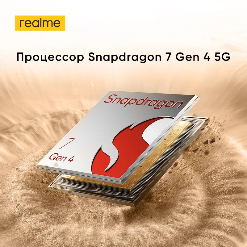 realme 15 Pro 5G Smartphone Snapdragon 7 Gen 4 Processor Triple 50MP Camera 6.8" 144Hz 4D Curve+ AMOLED Display 7000mAh Battery