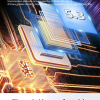 Earbuds True Wireless Earphone Noise Cancelling Update Bluetooth 5.3 Headset HD Music Headphone In-Ear Handsfree With Mic