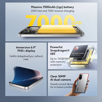 POCO M7 Global Version Smartphone 128GB 256GB Snapdragon 685 7000mAh battery Immersive 6.9" FHD+ Display NFC 33W Charging