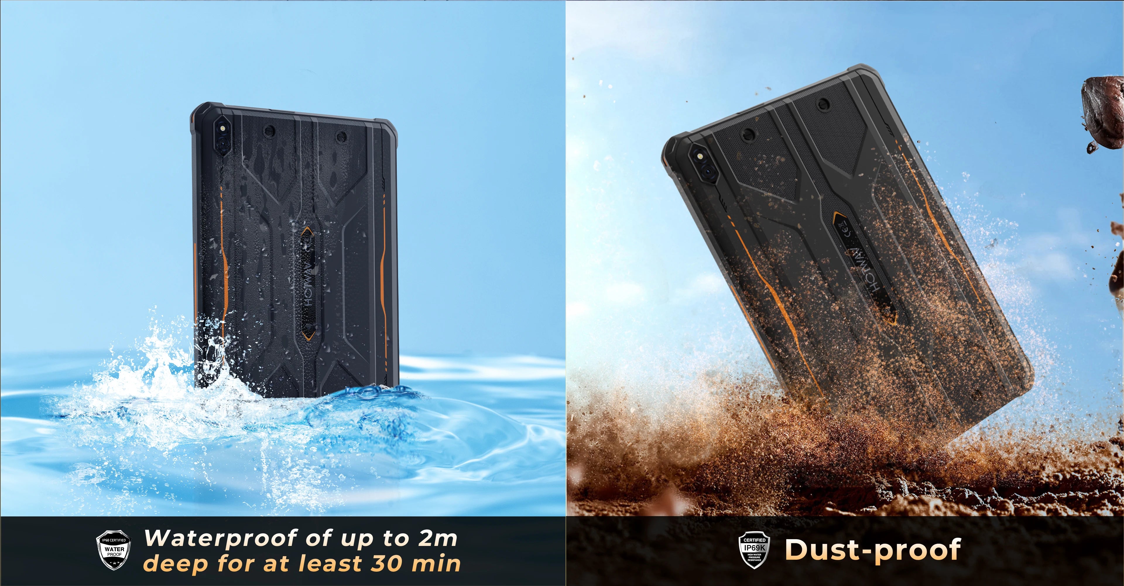 【World Premiere】HOTWAV R10 Pro Rugged Tablets 10800mAh 8GB+256GB OTG Charging Tablet For Field Exploration+Mountain Climbing