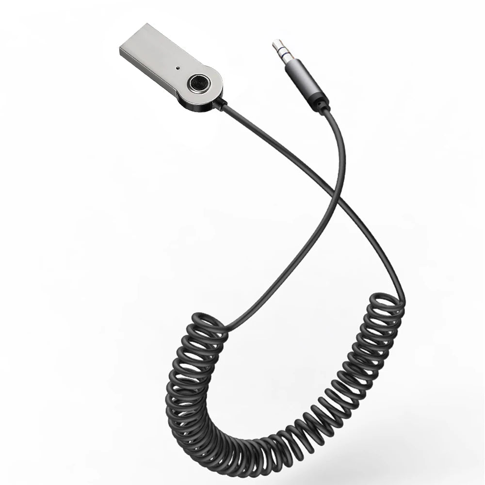 Bluetooth Audio Receiver Stereo Dongle USB To 3.5mm Jack Car Audio Aux Wireless Adapter Handsfree For Car Receiver BT Transmit