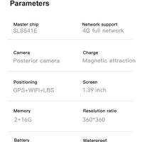 4G LTE Smart Watch 2025 Android os GPS Video Voice Wi-Fi Call Messaging HD Dual Cameras 4G Sim Card Call WIFI Men's SmartWatch