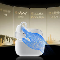 Ear Clip Earbuds 6th Gen Bluetooth 6.0 Headphones Surround Sound Earphone Touch Control Wireless Headset Noise Reduction HD Call