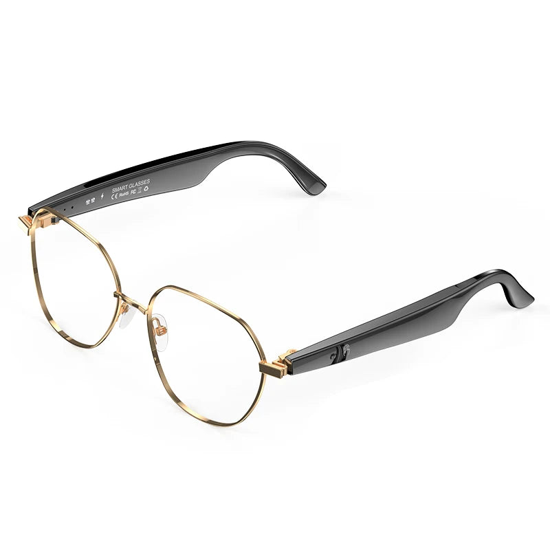 W100 Smart Glasses 163 Online Language AI Automatic Dialogue Translation Bluetooth Glasses with Speaker Sports UV Protection New