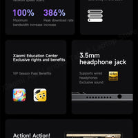 Xiaomi Tablet Chinese Rom Redmi Pad Pro 2024 12.1“ 2.5K 120Hz Snapdragon 7s Gen 2 10000mAh  Quad speakers Dolby Atmos Tablet Pc