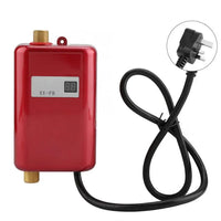 3000W Electric Water Heater Electric Tankless Water Heater LCD Digital Temperature Display Heating Shower 220-240V 50Hz