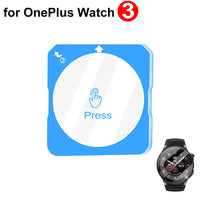 Tempered Glass Watch Screen Protector for OnePlus Watch 3 Hardness Protective Cover with Auto Alignment Tool Anti-Scratch Film
