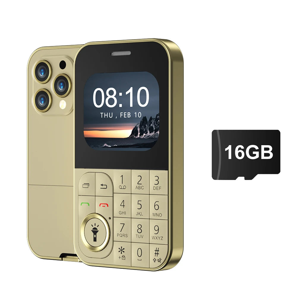 SERVO V9 Small Mobile Phone 2 SIM Cards Magic Voice Speed Dial MP4 Player Rear Camera Flashlight FM Radio 2G GSM Mini Cellphones
