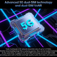 8849 Tank 4 Unihertz Rugged Smartphone Projector 720P 100 Lumens 6.78'' AMOLED 512G Android14 11600mAh 5G Dimensity 7300 120Hz