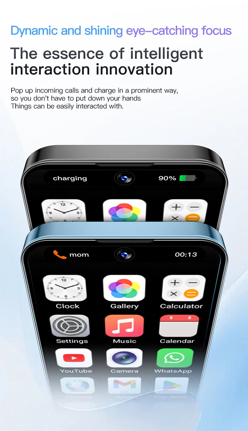 SERVO 19E 3G WCDMA Mini Smart Phone 3.88"Display 2 SIM Android 10.0 16GB ROM Face Recognition GPS Android Smart Cellphone TYPE-C