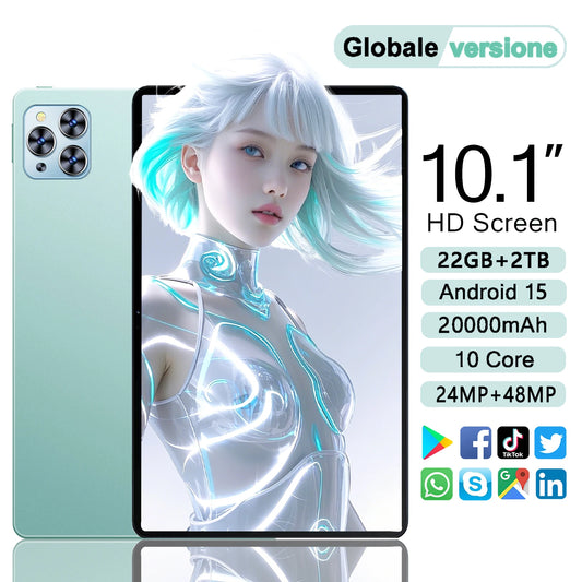 Tableta Original Pad 8 pro 10.1-inch 4K FHD Screen Android 14 Snapdragon 8 gen 3 Global 22GB+2TB 4G Lte 2.4G/5G WIFI