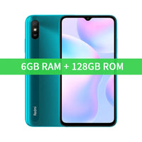 Smartphone Xiaomi Redmi 9A Global Rom 64GB/128GB Cellphone 5000mAh 6.53 inch MTK Helio G25 Octa Core 13MP Smart phone CN Version