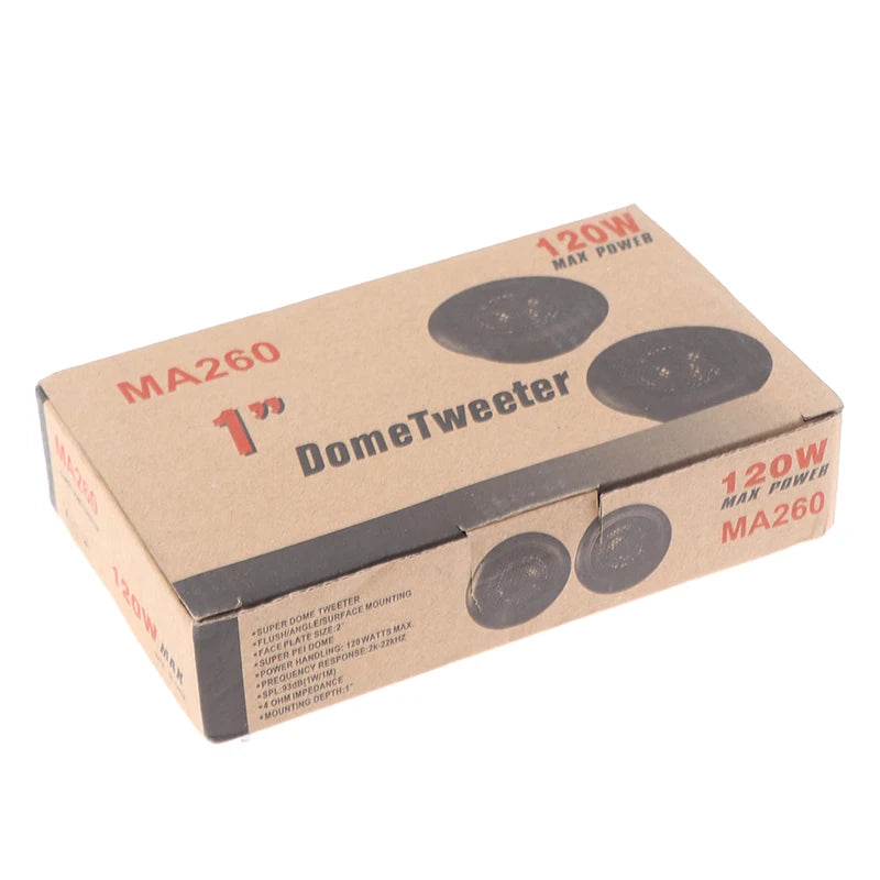 120W Super Power Loud Speaker Tweeter Speakers for Car Stereo Car Audio Dia 48mm