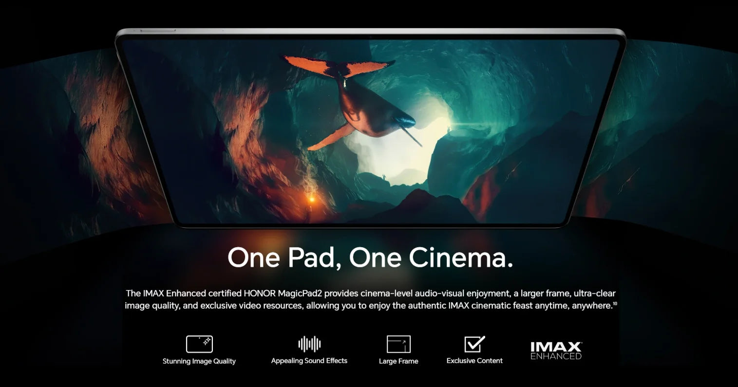 Global Version HONOR MagicPad 2 tablet android 12.3" OLED Screen  Snapdragon 8s Gen 3 CPU 13MP Rear Camera 10050mAh Battery