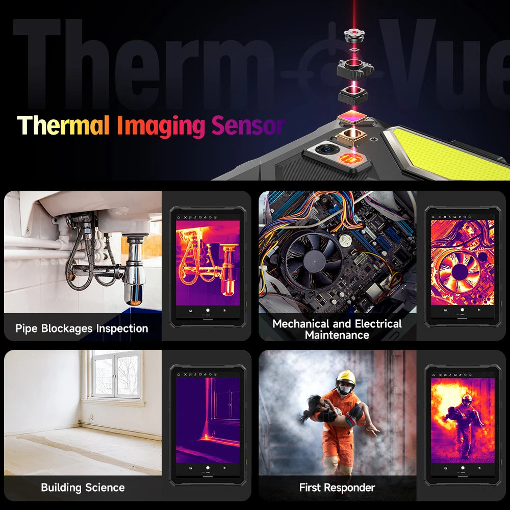 Ulefone Armor Pad 4 Ultra 5G Rugged Tablet  Thermal lmaging 10.36"2K Up to 16GB RAM 256GB ROM Android 14 11800mAh