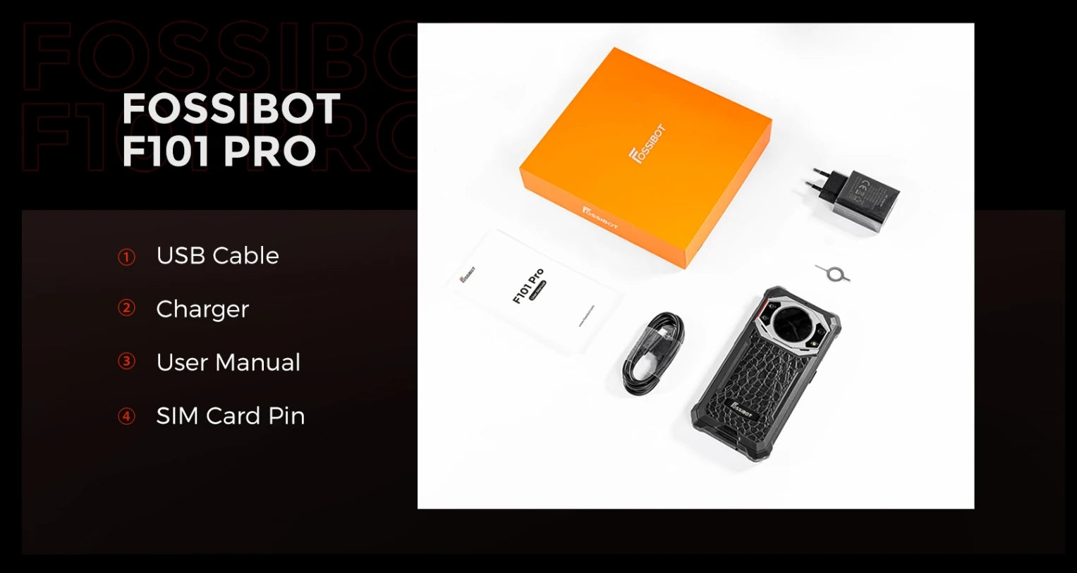 Fossibot F101 PRO Robust 120Hz 5,45 inch Screen 8GB + 128GB 10600mAh 18W Fast Charging Android13 Mobile Phone
