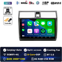 Android 15 Car Radio For Suzuki Swift 2003 - 2006 2007 2008 2009 2010 Multimedia Player Stereo Carplay AUTO Head Unit WIFI 4G BT