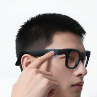 2025 New Smart Glasses 800W HD Camera AI Identification Touch 1080P HD Video Recording Al Voice Wireless Calling Smart Glasses