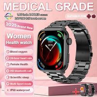 2025 Smart Watch For XIAOMI Women Full Touch Screen BT Call Waterproof Watches Sport Fitness Tracker Health Smartwatch Lady Gift
