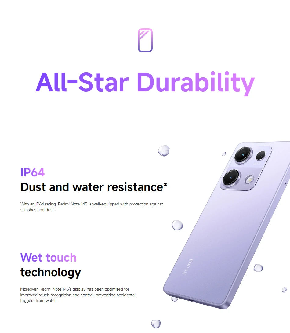 Global Version Redmi note 14S MediaTek Helio G99-Ultra 200MP+8MP+2MP triple camera 6.67" AMOLED display 67W HyperCharge