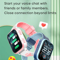 4G Kids Smart Watch 8GB ROM GPS WiFi Position Video Call Phone Android Watch Call Back Monitor with Sticker Children Smartwatch