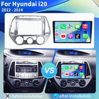 Car Radio For Hyundai i20 PB 2012 - 2014 Multimedia Video Player Wireless Carplay And Wireless Android Auto Portable Universal T