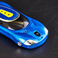 Car Shape Push Button Mobile Phone 1.8 Inch Mini Student Dual Sim 0.3MP CellPhone MP3 Wireless FM Luxury Type-C Telephone