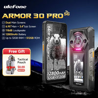【World Premiere】Ulefone Armor 30 Pro 5G Rugged Phone Android 14 Smartphone 6.9" 120Hz 32GB+512GB 12800mAh Night Camera 64MP NFC