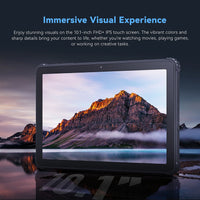 Cubot TAB KINGKONG, Rugged Tablet Android 13, IP68 Waterproof, 16GB RAM(8GB+8GB Extended), 256GB ROM, 10600mAh,10.1" FHD+ Screen