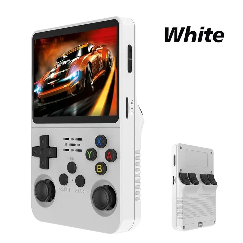 R36S new retro game console 3.5-inch Linux open-source system portable handheld game console with 128GB large memory