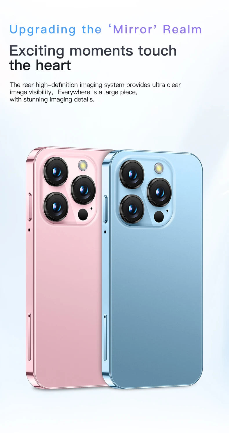 SERVO 19E 3G WCDMA Mini Smart Phone 3.88"Display 2 SIM Android 10.0 16GB ROM Face Recognition GPS Android Smart Cellphone TYPE-C