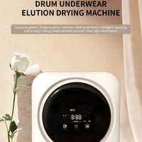Fully automatic drum type underwear washing machine mini washing and drying integrated small underwear and sock washing machine