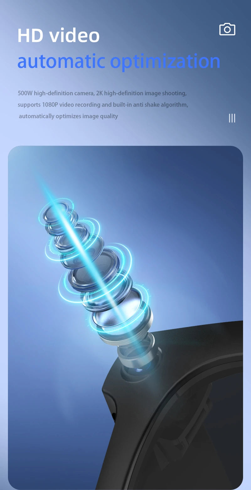 Xiaomi V03 Smart Glasses 500w Pixel Video Camera AI Voice Translation Bluetooth Recording Call Music Intelligent Sunglasses 2025