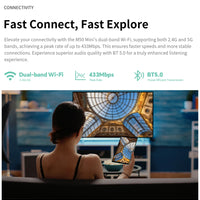 Teclast M50 Mini Tablet 8.7" 90Hz Screen 4GB RAM 128GB ROM Unisoc T606 Octa-core 5100mAh Battery Android 15 Tab Wifi5 Metal Body