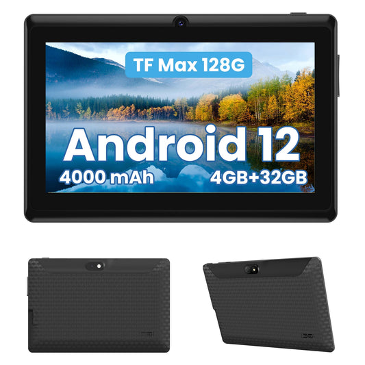 I-Atar P1 Multilingual Android tablet 7-inch, Android 12.0, 4GB RAM, 32GB storage, supports 2.4G WiFi, 4000mAh battery, with GPS