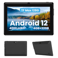 I-Atar P1 Multilingual Android tablet 7-inch, Android 12.0, 4GB RAM, 32GB storage, supports 2.4G WiFi, 4000mAh battery, with GPS