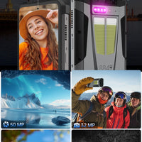 8849 Tank 4 Unihertz Rugged Smartphone Projector 720P 100 Lumens 6.78'' AMOLED 512G Android14 11600mAh 5G Dimensity 7300 120Hz