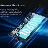 Cubot TAB KINGKONG, Rugged Tablet Android 13, IP68 Waterproof, 16GB RAM(8GB+8GB Extended), 256GB ROM, 10600mAh,10.1" FHD+ Screen