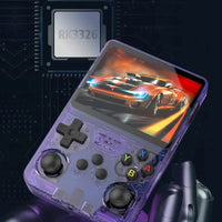 R36S new retro game console 3.5-inch Linux open-source system portable handheld game console with 128GB large memory