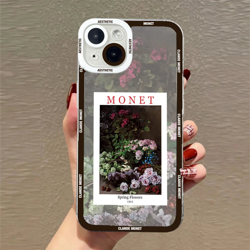 Claude Monet Arts Case For Samsung Galaxy S23 S22 S21 FE Plus Ultra Silicone A14 A34 A54 A13 A23 A33 A53 A32 A52 A52S 5G Cover